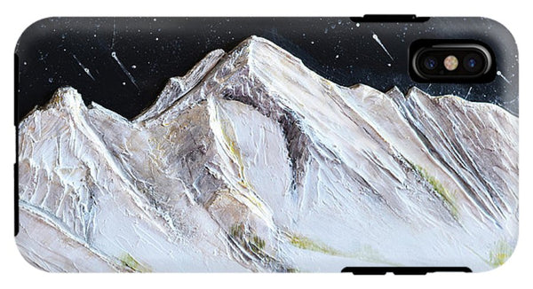 Gallatin Peak under the Stars - Phone Case