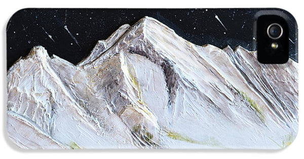 Gallatin Peak under the Stars - Phone Case