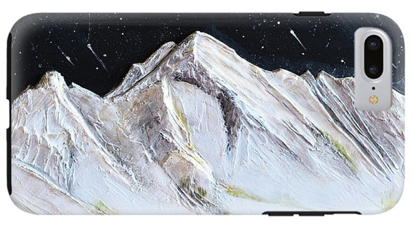 Gallatin Peak under the Stars - Phone Case