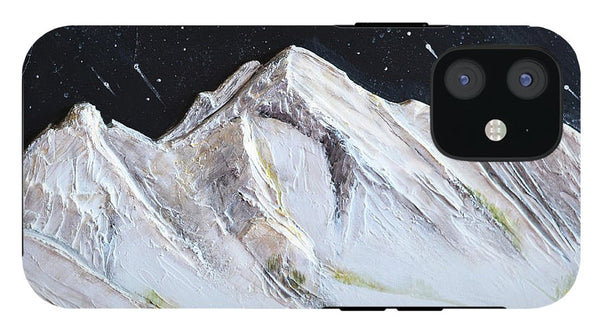 Gallatin Peak under the Stars - Phone Case