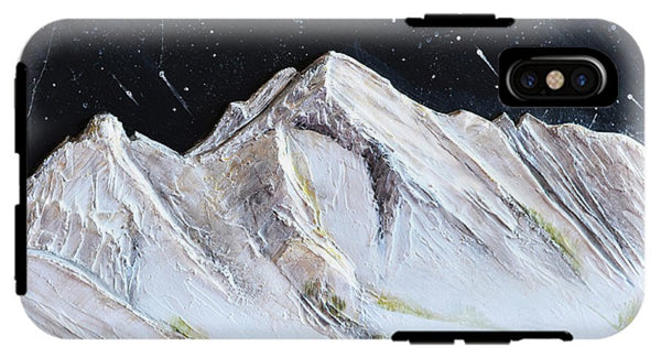 Gallatin Peak under the Stars - Phone Case