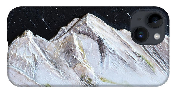 Gallatin Peak under the Stars - Phone Case