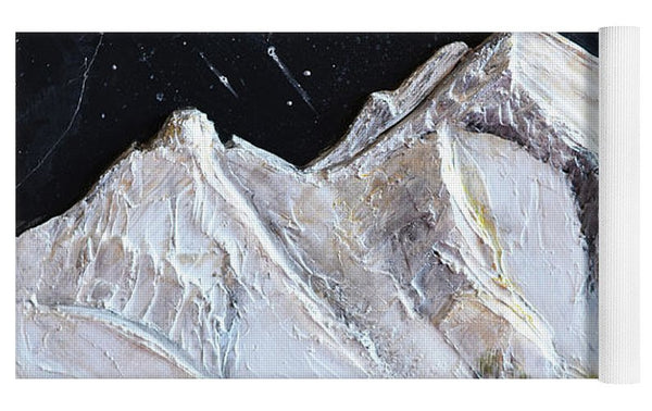 Gallatin Peak under the Stars - Yoga Mat