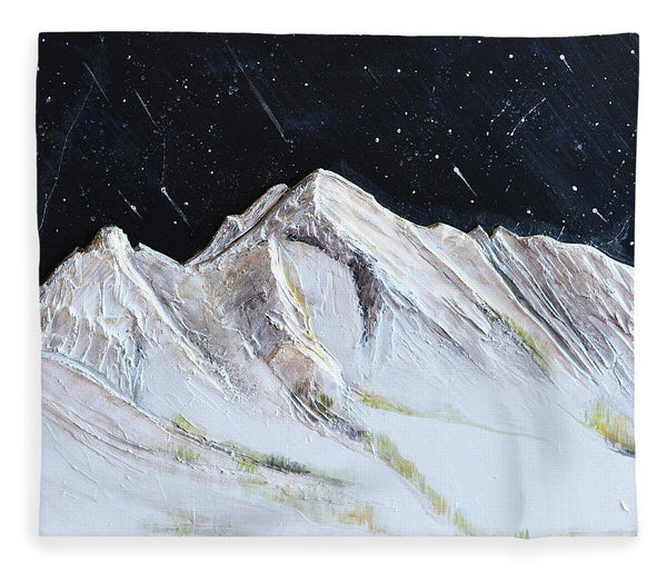 Gallatin Peak under the Stars - Blanket