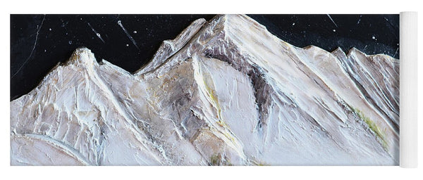 Gallatin Peak under the Stars - Yoga Mat