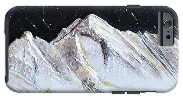 Gallatin Peak under the Stars - Phone Case