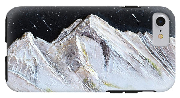 Gallatin Peak under the Stars - Phone Case