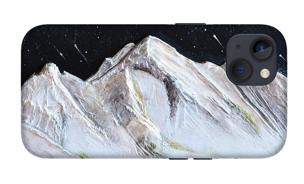 Gallatin Peak under the Stars - Phone Case