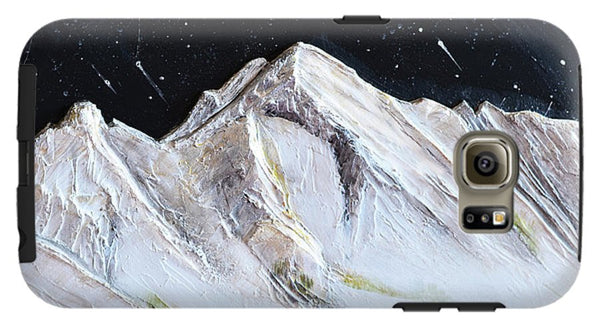 Gallatin Peak under the Stars - Phone Case