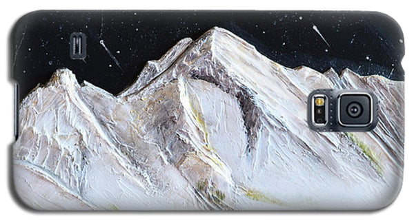 Gallatin Peak under the Stars - Phone Case