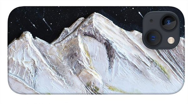 Gallatin Peak under the Stars - Phone Case