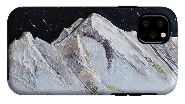 Gallatin Peak under the Stars - Phone Case