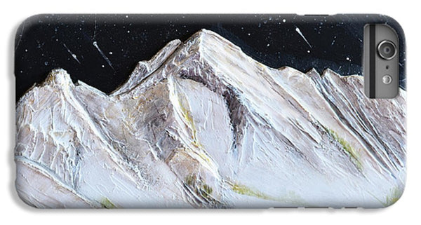 Gallatin Peak under the Stars - Phone Case
