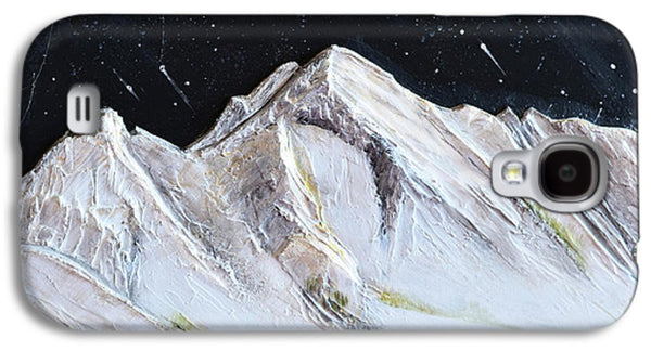 Gallatin Peak under the Stars - Phone Case