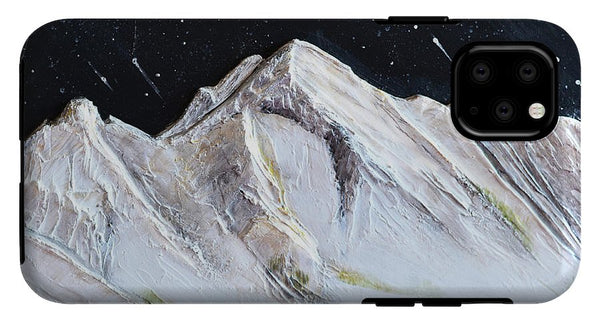 Gallatin Peak under the Stars - Phone Case