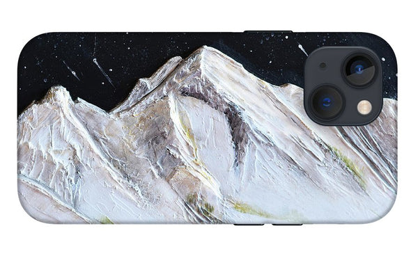 Gallatin Peak under the Stars - Phone Case