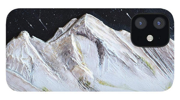 Gallatin Peak under the Stars - Phone Case