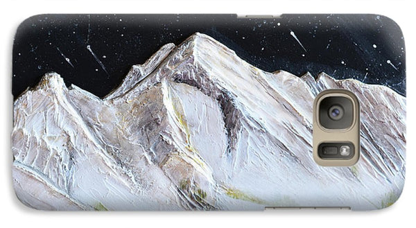 Gallatin Peak under the Stars - Phone Case