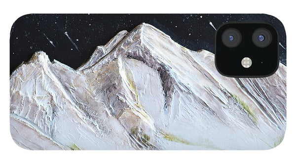 Gallatin Peak under the Stars - Phone Case