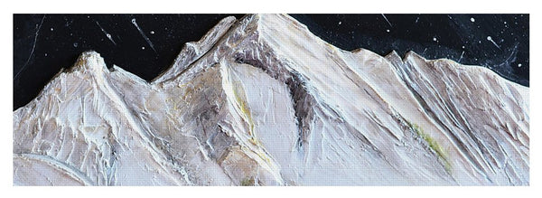 Gallatin Peak under the Stars - Yoga Mat