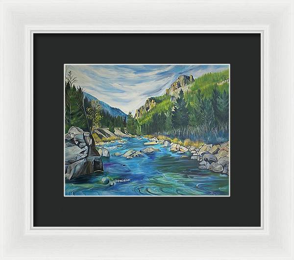 Gallatin River - Framed Print