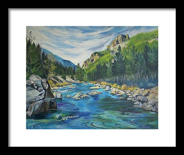 Gallatin River - Framed Print