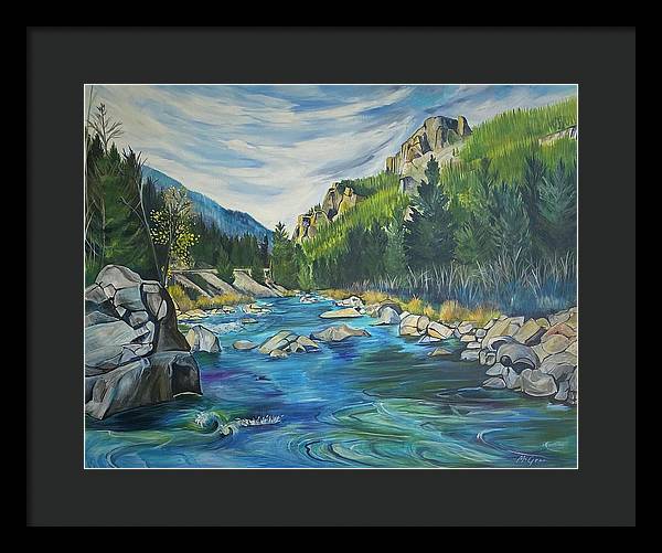 Gallatin River - Framed Print