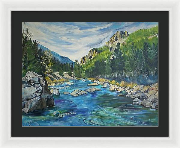 Gallatin River - Framed Print