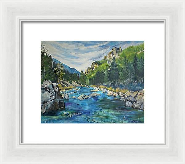 Gallatin River - Framed Print