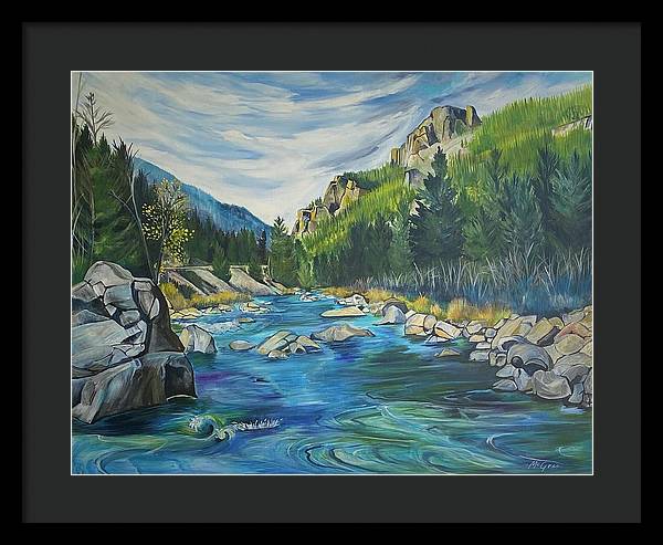 Gallatin River - Framed Print