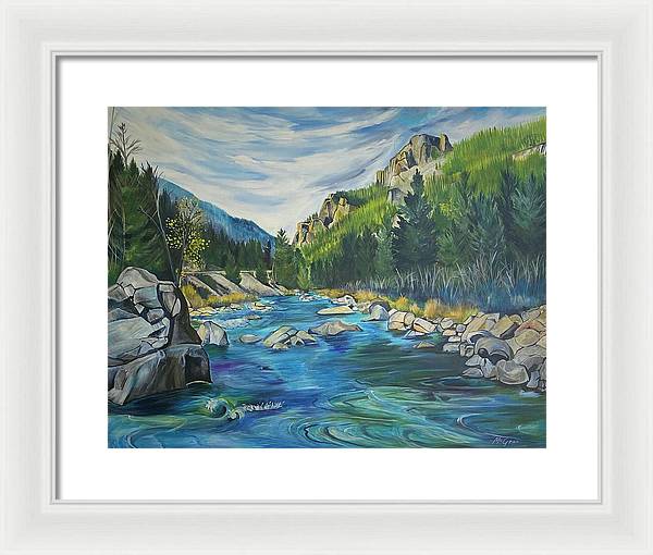 Gallatin River - Framed Print