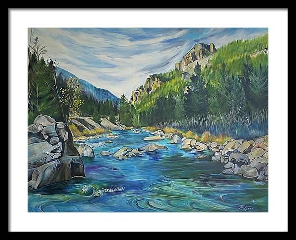 Gallatin River - Framed Print