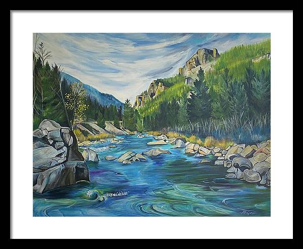 Gallatin River - Framed Print