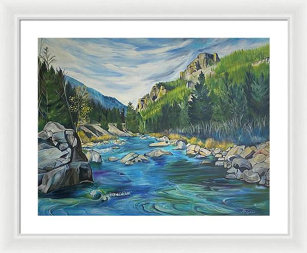 Gallatin River - Framed Print