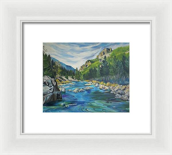 Gallatin River - Framed Print