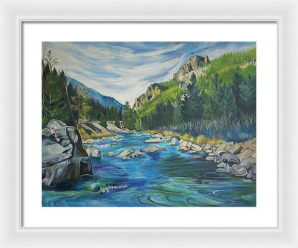 Gallatin River - Framed Print