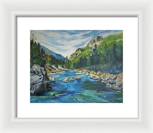 Gallatin River - Framed Print