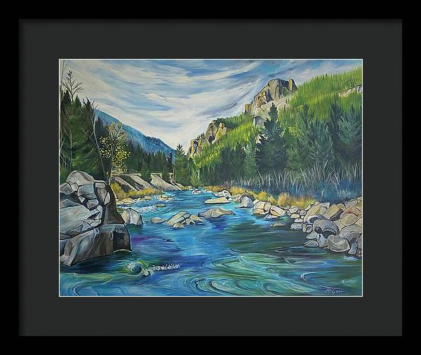 Gallatin River - Framed Print