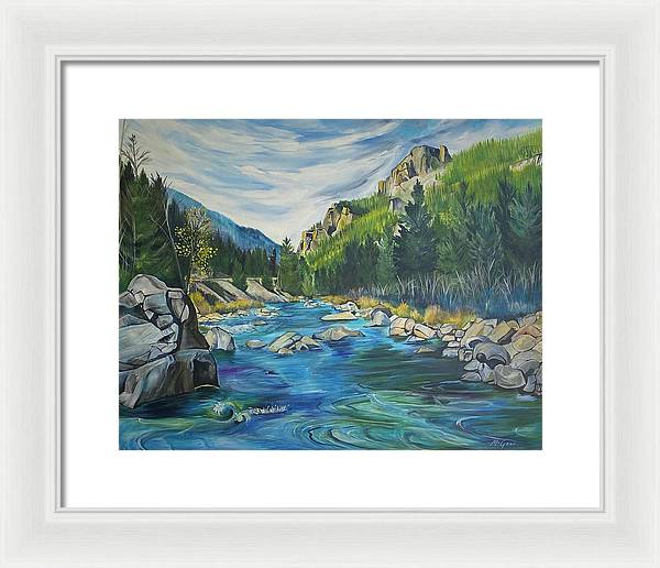 Gallatin River - Framed Print