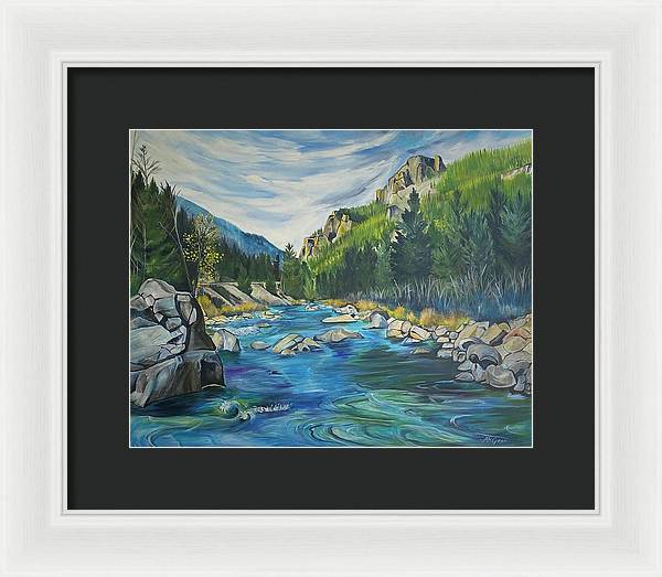 Gallatin River - Framed Print