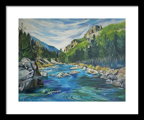 Gallatin River - Framed Print