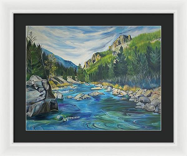 Gallatin River - Framed Print
