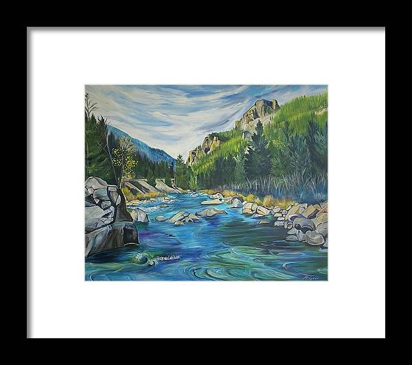 Gallatin River - Framed Print