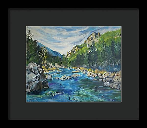 Gallatin River - Framed Print
