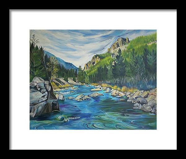 Gallatin River - Framed Print