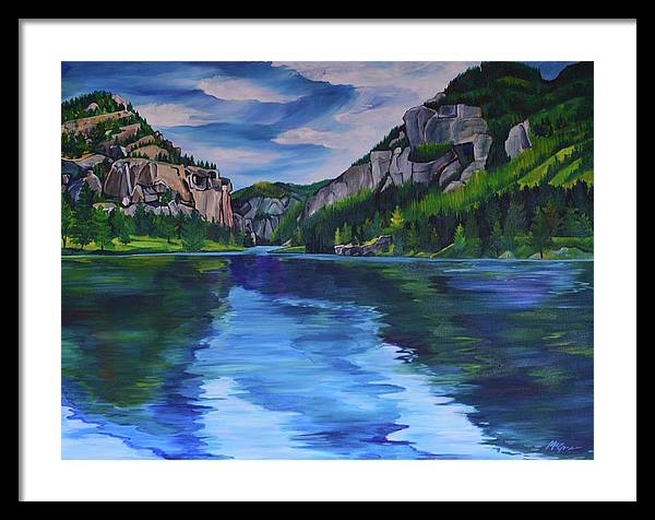 Gates of the Mountains/Missouri River - Framed Print