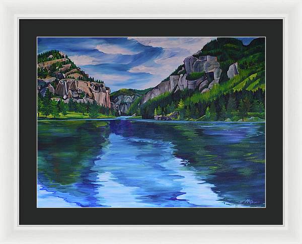 Gates of the Mountains/Missouri River - Framed Print