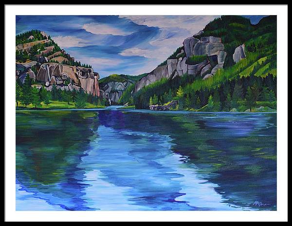 Gates of the Mountains/Missouri River - Framed Print