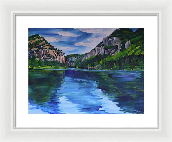 Gates of the Mountains/Missouri River - Framed Print