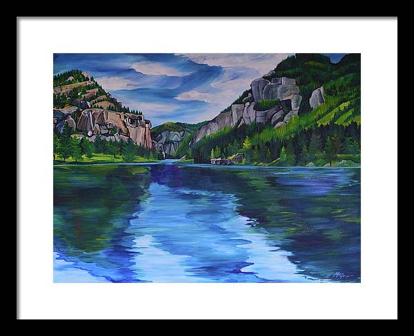 Gates of the Mountains/Missouri River - Framed Print